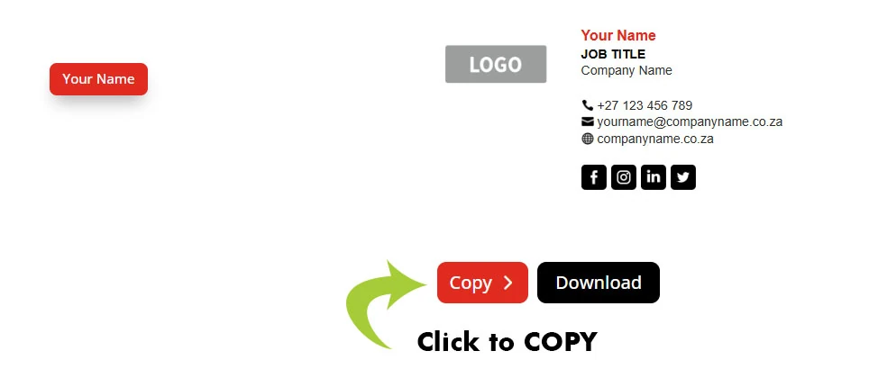 EMAIL SIGNATURE