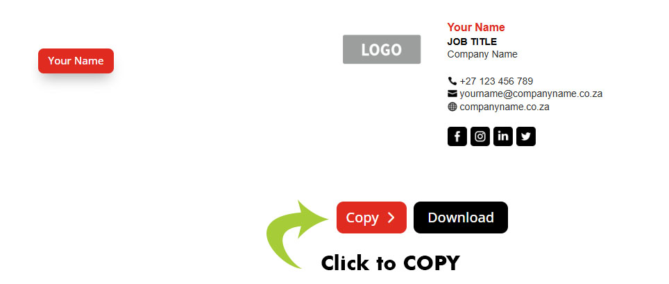 EMAIL SIGNATURE