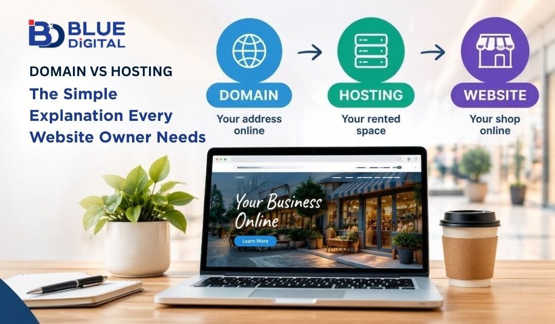 Domain vs Hosting: The Simple Explanation Every Website Owner Needs